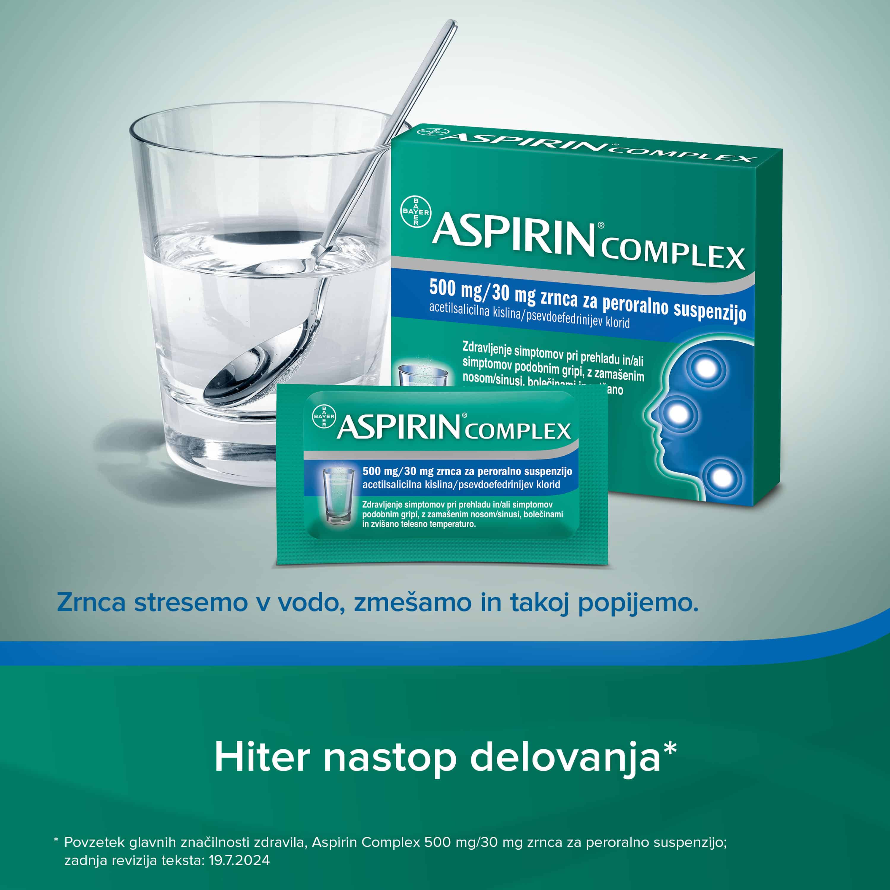 Aspirin Complex, vrečke