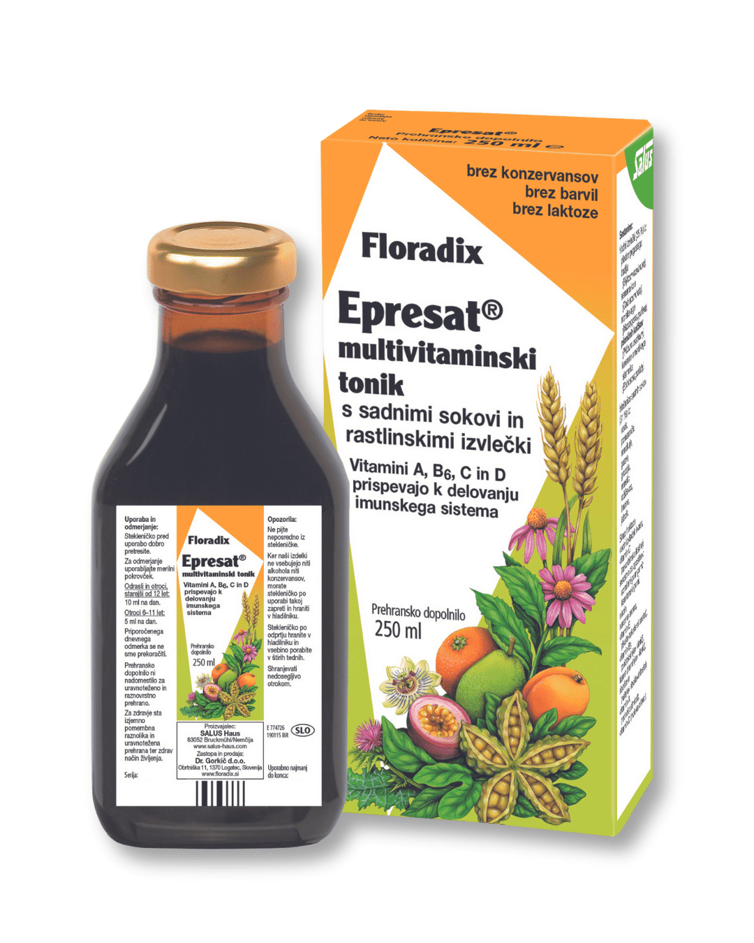Floradix Epresat Energetikum Multivitamin, tonik