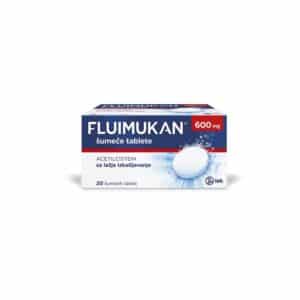 Fluimukan 600 mg, 20 šumečih tablet