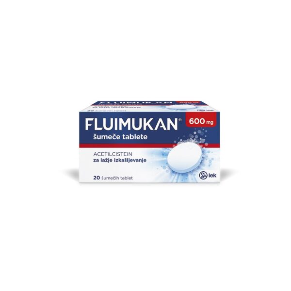 Fluimukan 600 mg, 20 šumečih tablet