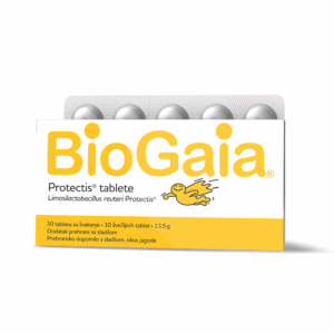 BioGaia ProTectis, žvečljive tablete z okusom jagode