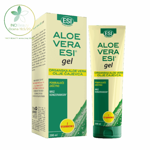 Aloe vera gel s čajevcem in vitaminom E - 200 ml