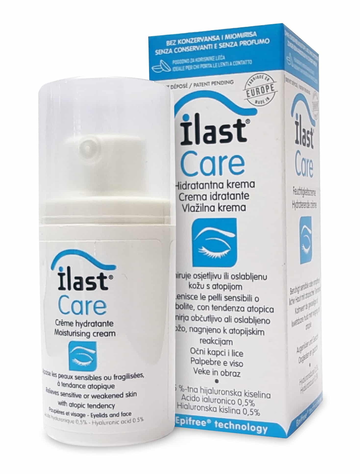 IlastCare, krema za veke