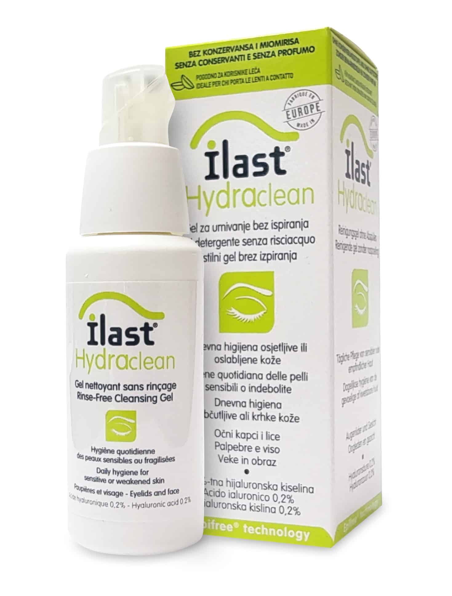 Ilast Hydraclean, gel za veke