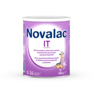 Novalac IT mleko za dojenčke z zaprtjem 0 -36 mesecev, 400 g