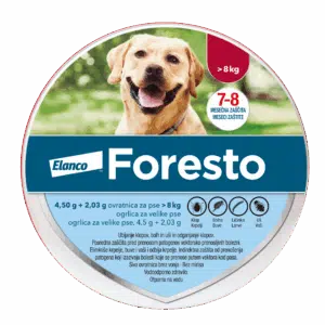 Foresto, insekticidna ovratnica za mačke in pse - nad 8 kg