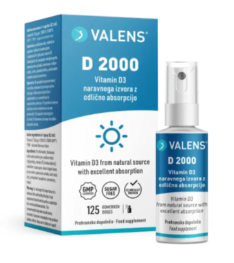 Valens vitamin D 2000, ustno pršilo