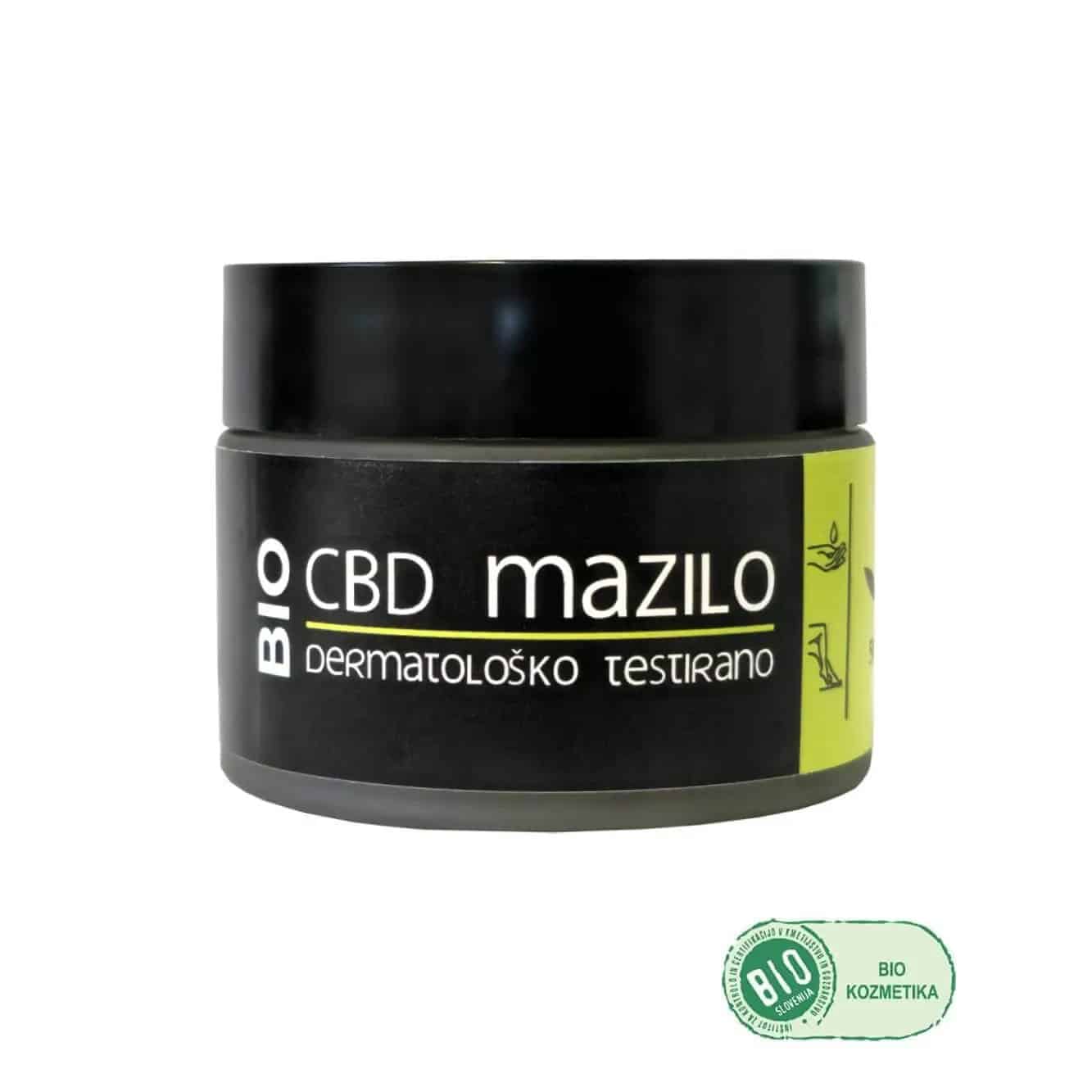 BIO dermatološko mazilo s CBD in arganovim oljem, 30 ml