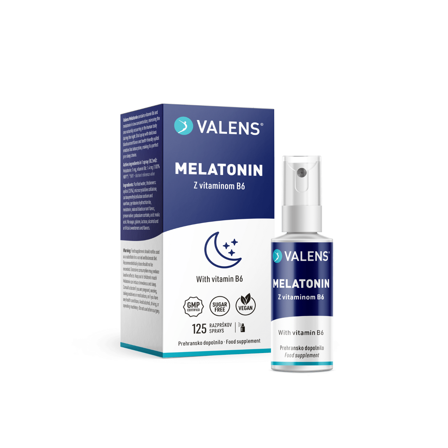 Valens Melatonin, ustno pršilo s sladilom