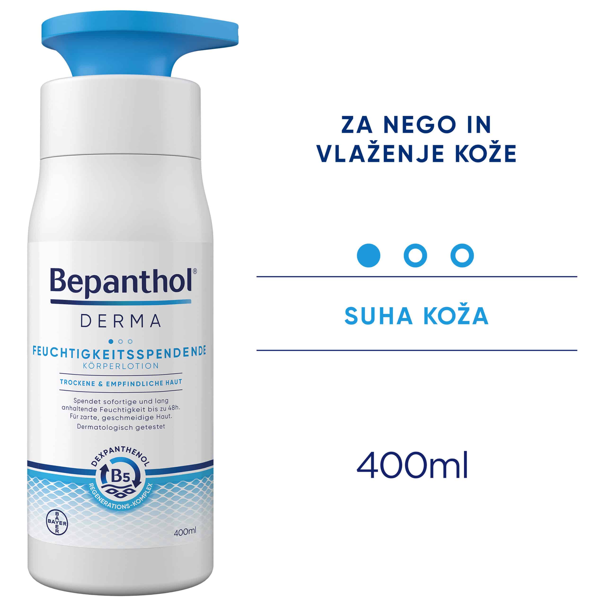 Bepanthol Derma vlažilni losjon za telo, 400 ml