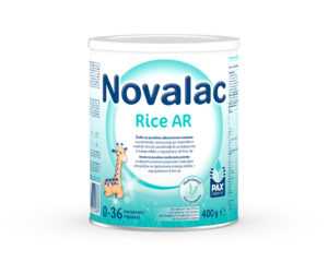 Novalac Rice AR, mleko za dojenčke in otroke 0-36 mesecev, 400 g