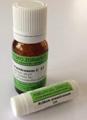 Acidum arsenicosum C12, kroglice - 1 g