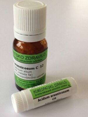 Acidum arsenicosum C30, kroglice - 1 g