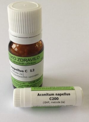 Aconitum napellus C12, kroglice - 10 g