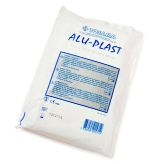 Aluplast extra za prvo pomoč, sterilna kompresa 50 x 80