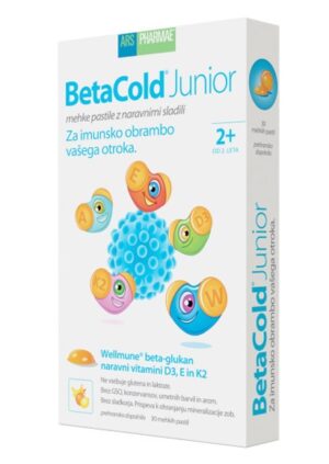 BetaCold junior, mehke pastile