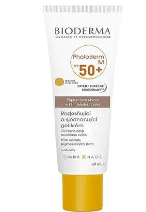 Bioderma Photoderm M, obarvana gel krema za kožo z melazmo ZF50+, 40 ml