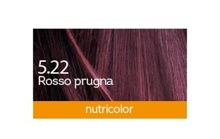 Biokap Nutricolor 5.22, barva za lase  - rdeča sliva Biokap Nutricolor 5.22, barva za lase  - rdeča sliva