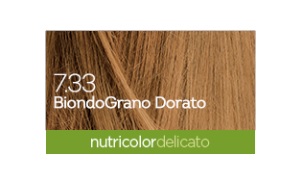 Biokap Nutricolor Delicato 7.33, barva za lase - pšenično blond