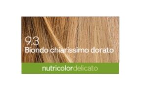 Biokap Nutricolor Delicato 9.3, barva za lase - svetlo zlato blond