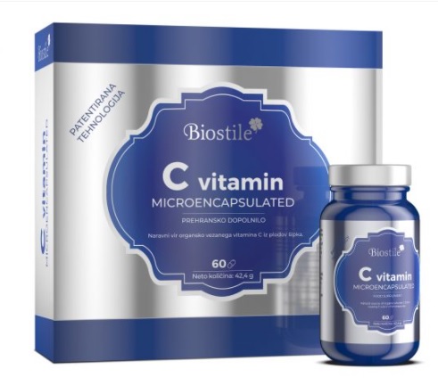 Biostile C vitamin mikroenkapsuliran, 60 kapsul