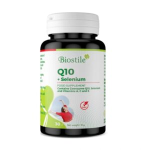 Biostile Q10 + Selen, 30 kapsul