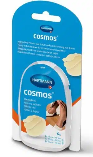 Cosmos obliž za žulje blister 3 velikosti, 6x