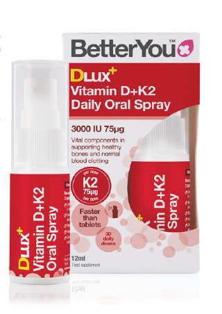 Betteryou DLux Plus Vitamin D3 + K2, pršilo