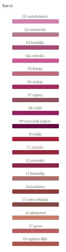 Dr.Hauschka, šminka 11 amarilis