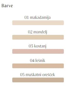 Dr.Hauschka, tekoča podlaga 03 - Kostanj