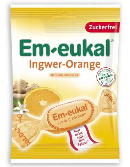 Em-eukal, trdi bonboni ingver - pomaranča