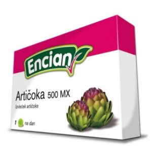 Encian Artičoka 500 MX, tablete