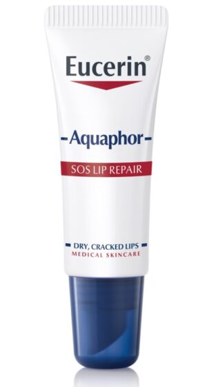 Eucerin Aquaphor SOS Lip Repair, mazilo za ustnice - 10 g