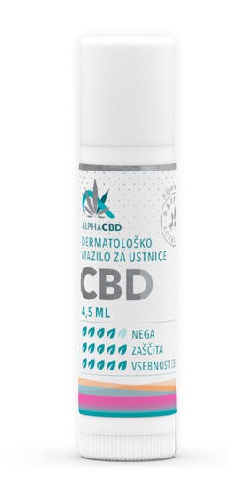 Favn Alpha CBD, dermatološko mazilo za ustnice, 4,5 ml