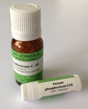 Ferrum phosphoricum C200, kroglice - 1 g 