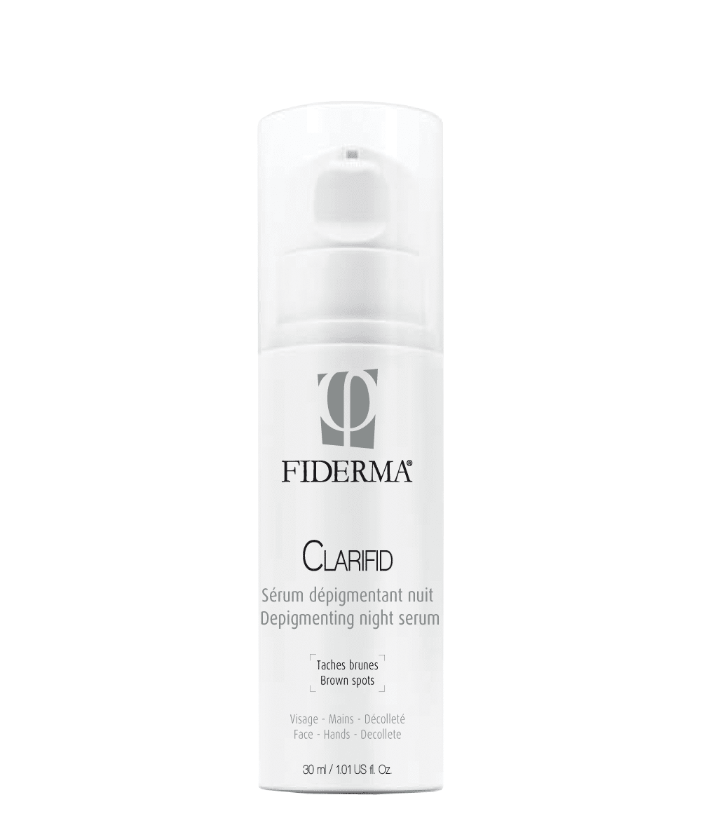 Fiderma Clarifid depigmentacijski nočni serum za obraz, roke in dekolte, 30 ml