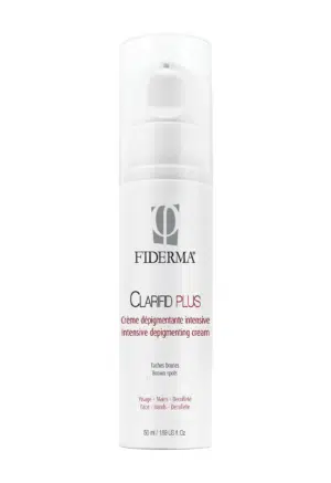Fiderma Clarifid plus intenzivna depigmentacijska krema za rjave madeže za obraz, roke in dekolte, 50 ml