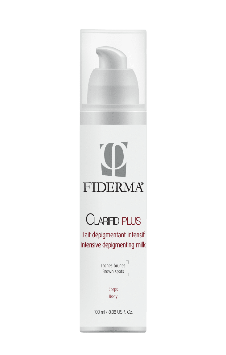 Fiderma Clarifid plus intenzivno depigmentacijsko mleko za rjave madeže za telo, 100 ml