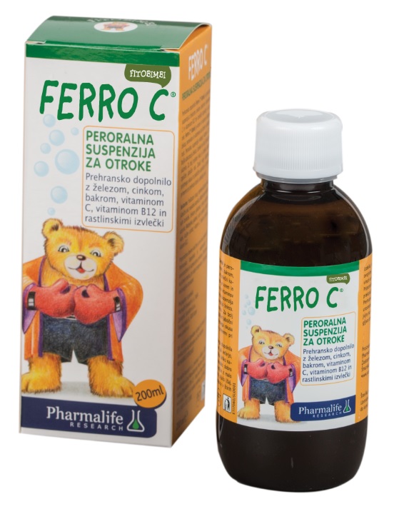 Fitobimbi Ferro C, peroralna suspenzija - 200 ml