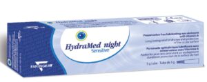 Hydramed Night Sensitive, mazilo za oči - 5 g