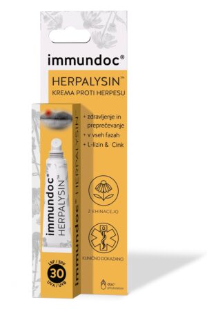 Immundoc Herpalysin krema proti herpesu ZF30, 7 ml