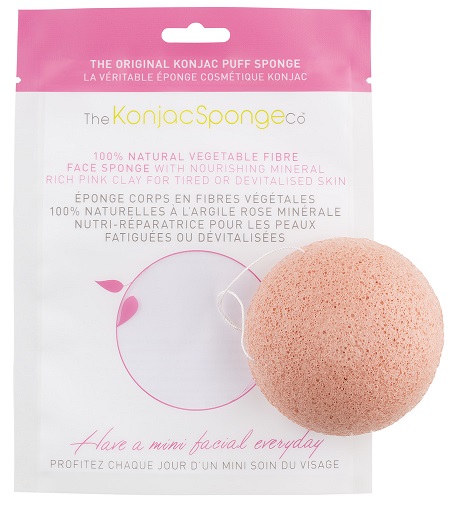 Konjac gobica z dodatkom francoske rožnate gline Konjac gobica z dodatkom francoske rožnate gline