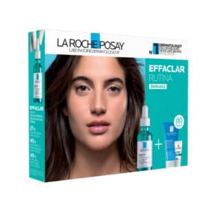 La Roche-Posay EFFACLAR Adult rutina za nego mastne kože, nagnjene k nepravilnostim (30 ml + 50 ml + 3 ml)