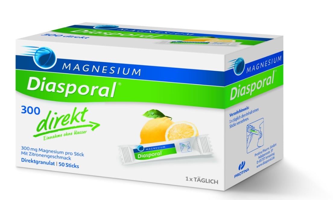 Magnesium - Diasporal 300 mg Direkt, 50 vrečk Magnesium - Diasporal 300 mg Direkt, 50 vrečk