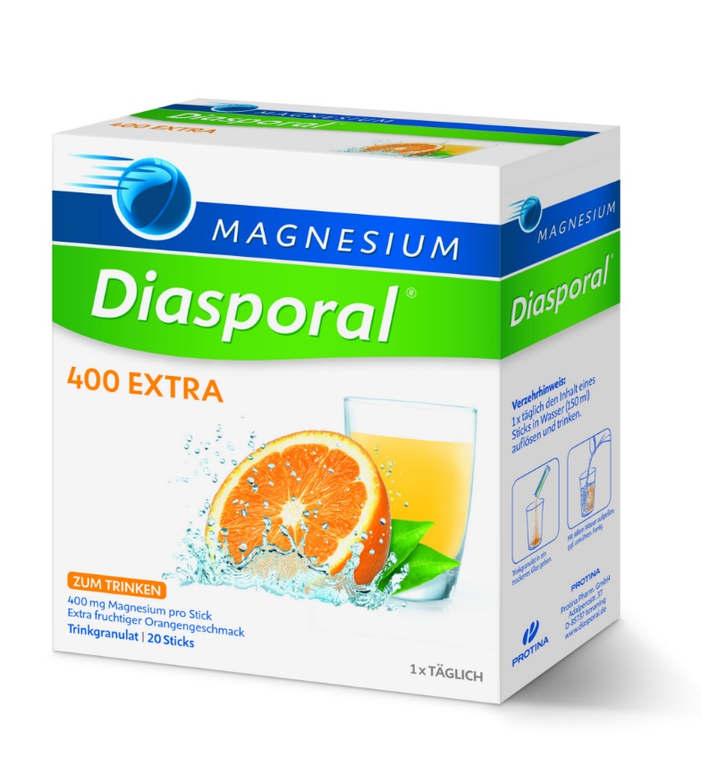 Magnesium - Diasporal 400 mg Extra, 20 vrečk Magnesium - Diasporal 400 mg Extra, 20 vrečk