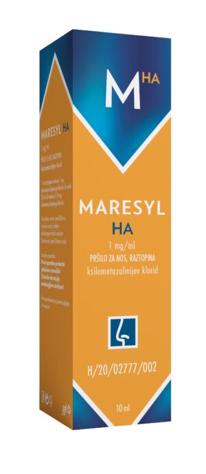 Maresyl HA 1 mg/ml pršilo za nos, 10 ml