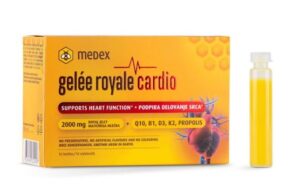 Medex Gelee Royale Cardio matični mleček, 10 x 9 ml