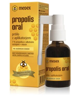 Medex, Propolis oral na alkoholni osnovi, pršilo z aplikatorjem