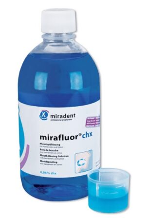 Miradent Mirafluor chx, antibakterijska usta voda - 500 ml