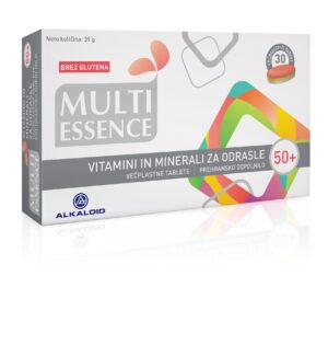 Multi Essence vitamini in minerali za odrasle 50+, 30 tablet